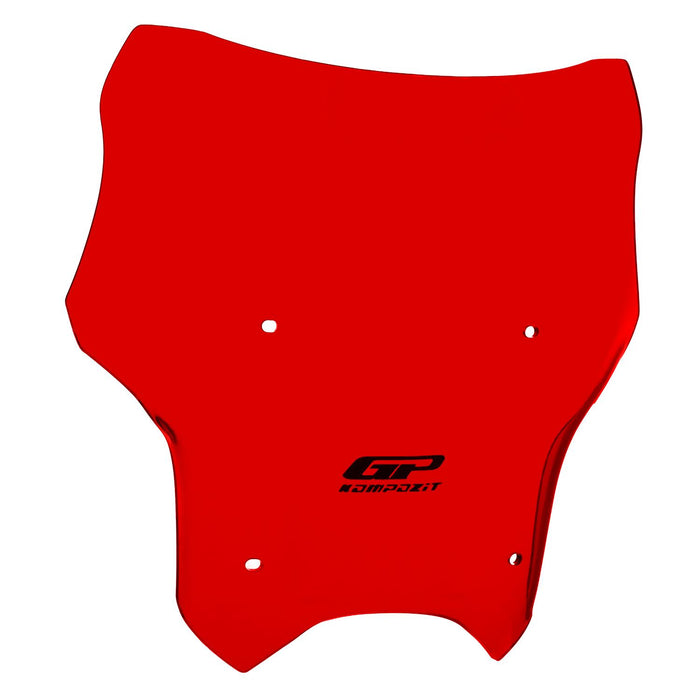 GP Kompozit Windshield Windscreen Red Compatible For Hero Xpulse 200 2020-2024
