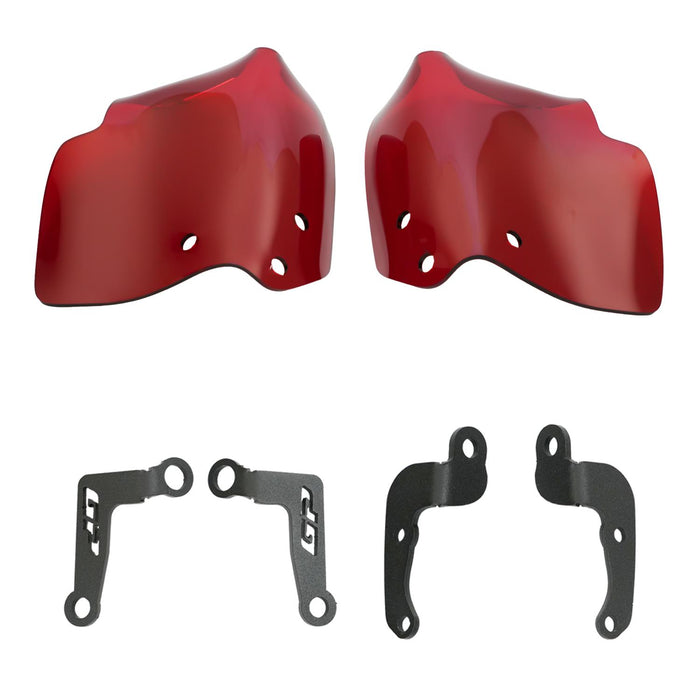 GP Kompozit Handguard Red Compatible For Honda Forza 250 / Forza 300 / Forza 350 / NSS300 / NSS350 2025-2026