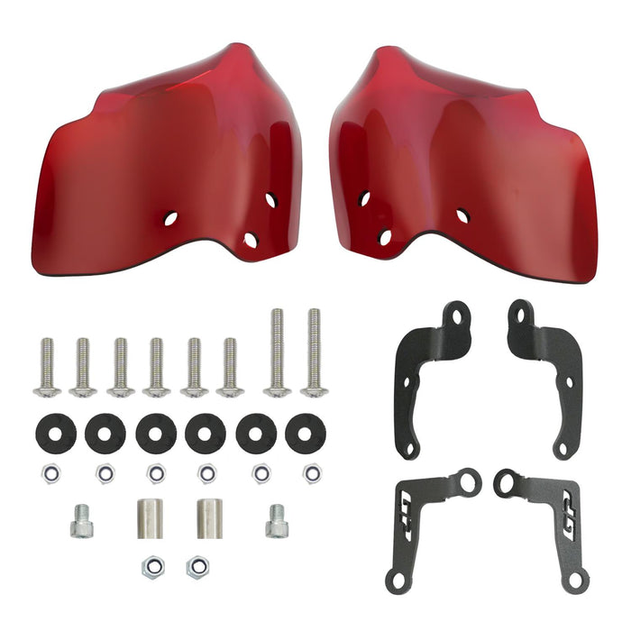 GP Kompozit Handguard Red Compatible For Honda Forza 250 / Forza 300 / Forza 350 / NSS300 / NSS350 2025-2026