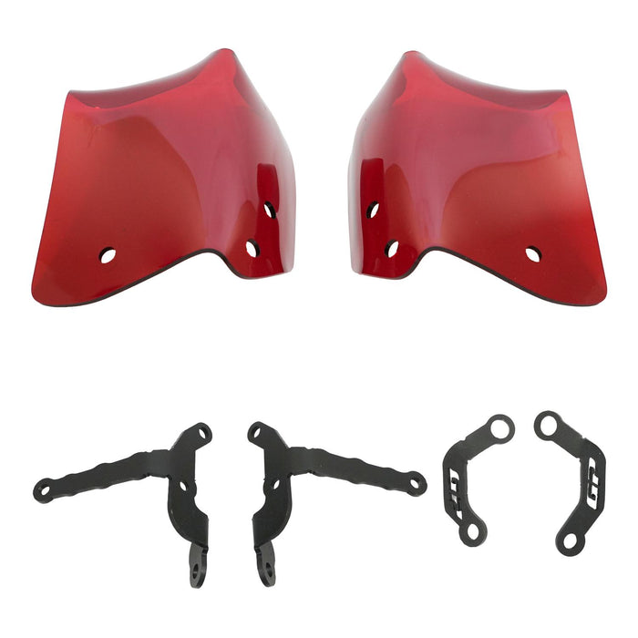 GP Kompozit Handguard Red Compatible For Honda Forza 250 / Forza 300 / Forza 350 / NSS300 / NSS350 2018-2024