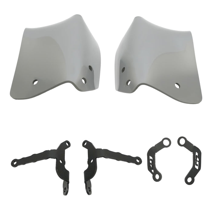 GP Kompozit Handguard Gray Compatible For Honda Forza 250 / Forza 300 / Forza 350 / NSS300 / NSS350 2018-2024