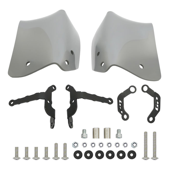 GP Kompozit Handguard Gray Compatible For Honda Forza 250 / Forza 300 / Forza 350 / NSS300 / NSS350 2018-2024