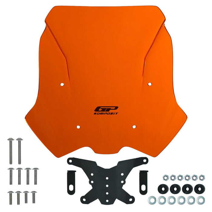 GP Kompozit Windshield Windscreen Orange Compatible For KTM 790 Adventure 2021-2022