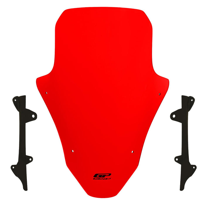 GP Kompozit Windshield Windscreen Red Compatible For Honda PCX125 / PCX150 2025-2026