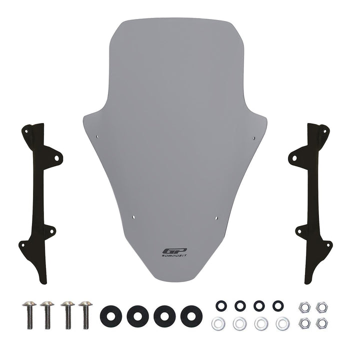 GP Kompozit Windshield Windscreen Gray Compatible For Honda PCX125 / PCX150 2025-2026