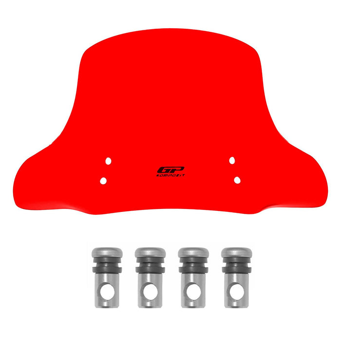 GP Kompozit Windshield Windscreen Red Compatible For Vespa GTV 300 2024