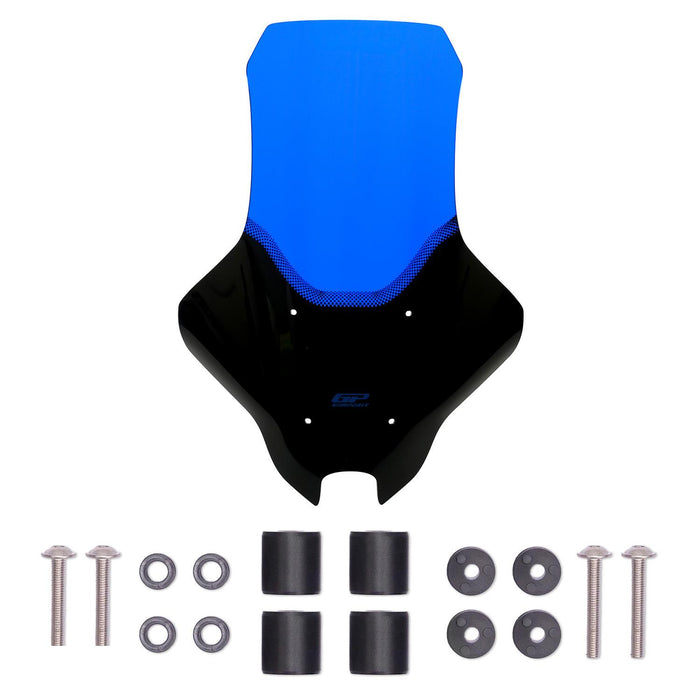 GP Kompozit Windshield Windscreen Blue Compatible For Yamaha NMAX 125 / NMAX 155 2025-2026