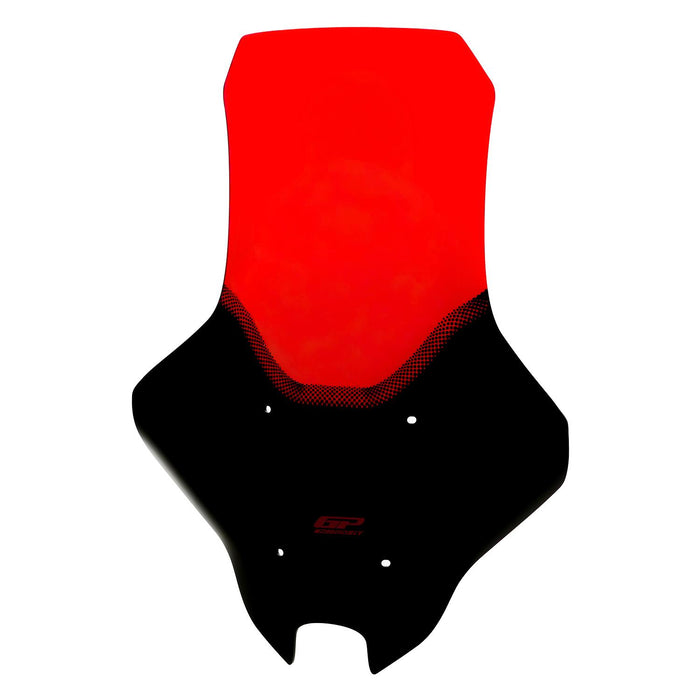GP Kompozit Windshield Windscreen Red Compatible For Yamaha NMAX 125 / NMAX 155 2025-2026