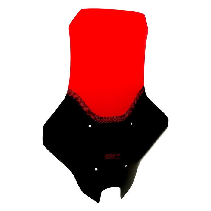 GP Kompozit Windshield Windscreen Red Compatible For Yamaha NMAX 125 / NMAX 155 2025-2026