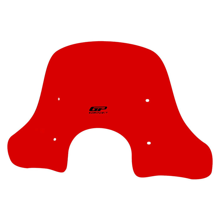 GP Kompozit Windshield Windscreen Red Compatible For Arora Cappucino 50 / Cappucino 125 2019-2026