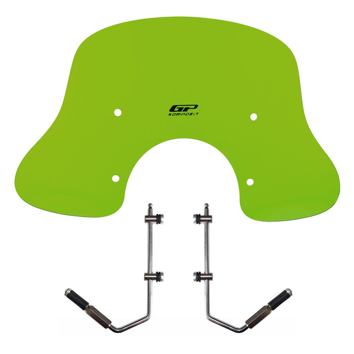 GP Kompozit Windshield Windscreen Green Compatible For Vespa GTS 300 / GTS 150