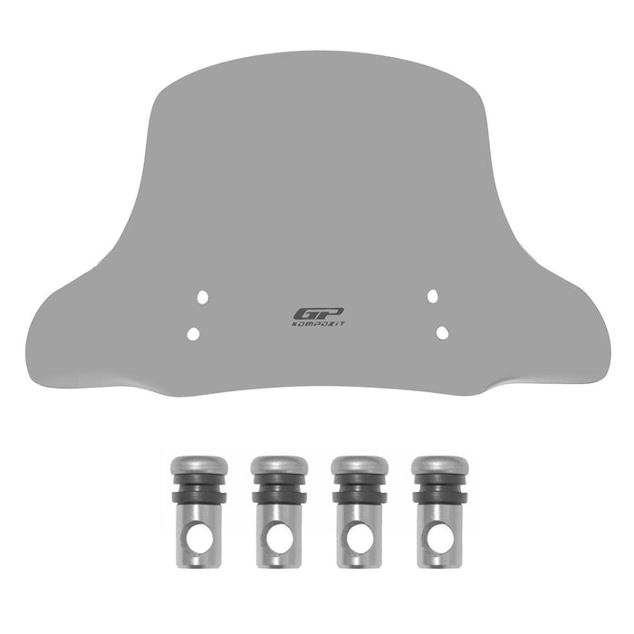 GP Kompozit Windshield Windscreen Gray Compatible For Vespa GTV 300 2024
