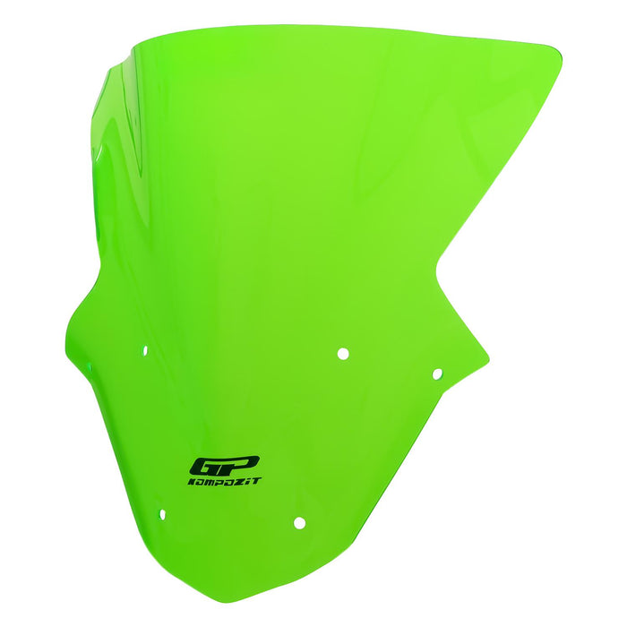 GP Kompozit Windshield Windscreen Green Compatible For Kawasaki ZX-10R 2011-2015