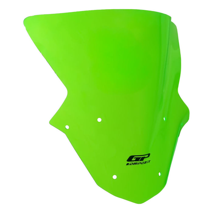 GP Kompozit Windshield Windscreen Green Compatible For Kawasaki ZX-10R 2011-2015