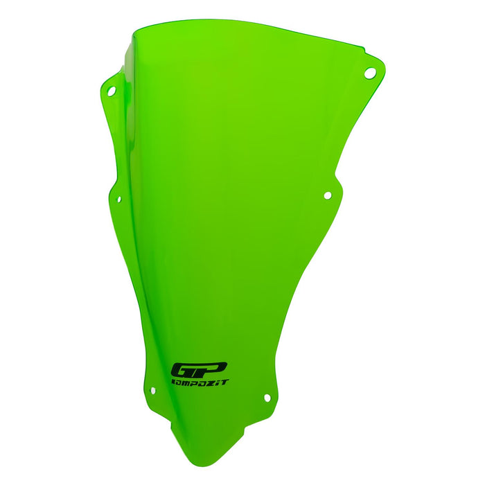 GP Kompozit Windshield Windscreen Green Compatible For Kawasaki ZX-4R / ZX-4RR 2024