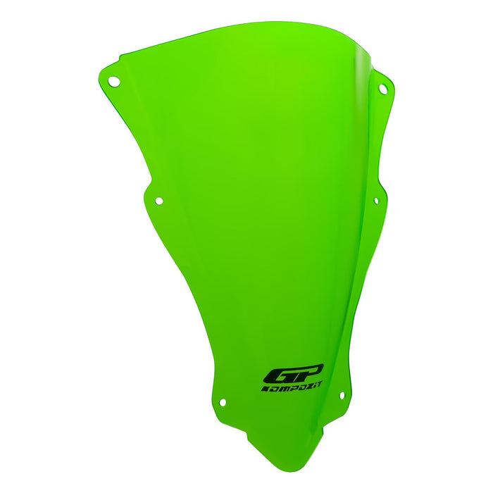 GP Kompozit Windshield Windscreen Green Compatible For Kawasaki ZX-4R / ZX-4RR 2024