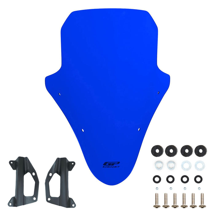 GP Kompozit Windshield Windscreen Blue Compatible For Honda PCX125 / PCX150 2018-2020