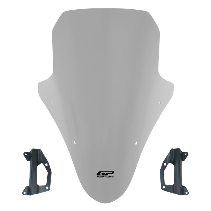GP Kompozit Windshield Windscreen Gray Compatible For Honda PCX125 / PCX150 2018-2020