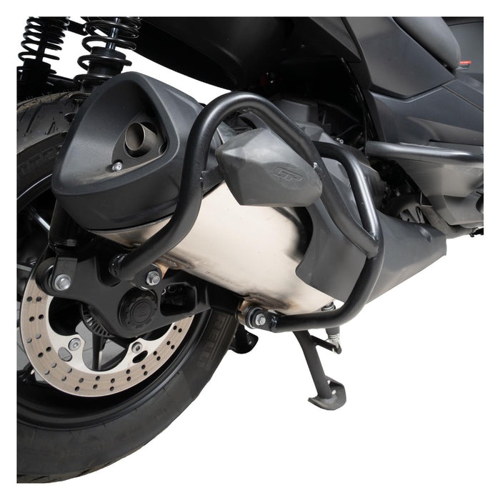 GP Kompozit Exhaust Guard Crash Bar Black Compatible For Voge SR4 2022-2026