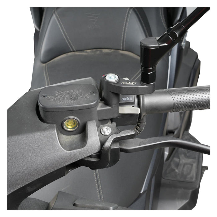 GP Kompozit Mirror Riser Extenders Black Compatible For Voge SR4 2022-2026