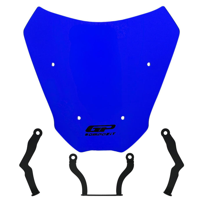 GP Kompozit Short Windshield Windscreen Blue Compatible For CFMOTO 700CL-X 2022-2026