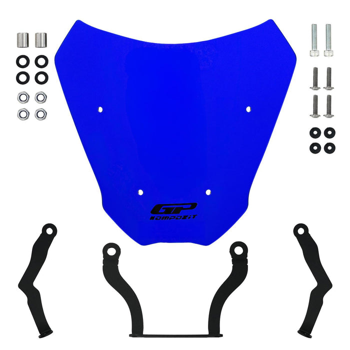 GP Kompozit Short Windshield Windscreen Blue Compatible For CFMOTO 700CL-X 2022-2026