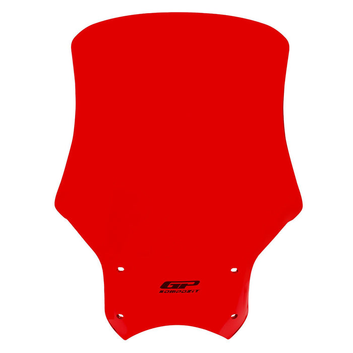 GP Kompozit Windshield Windscreen Red Compatible For Honda CB125R / CB250R / CB300R 2018-2024