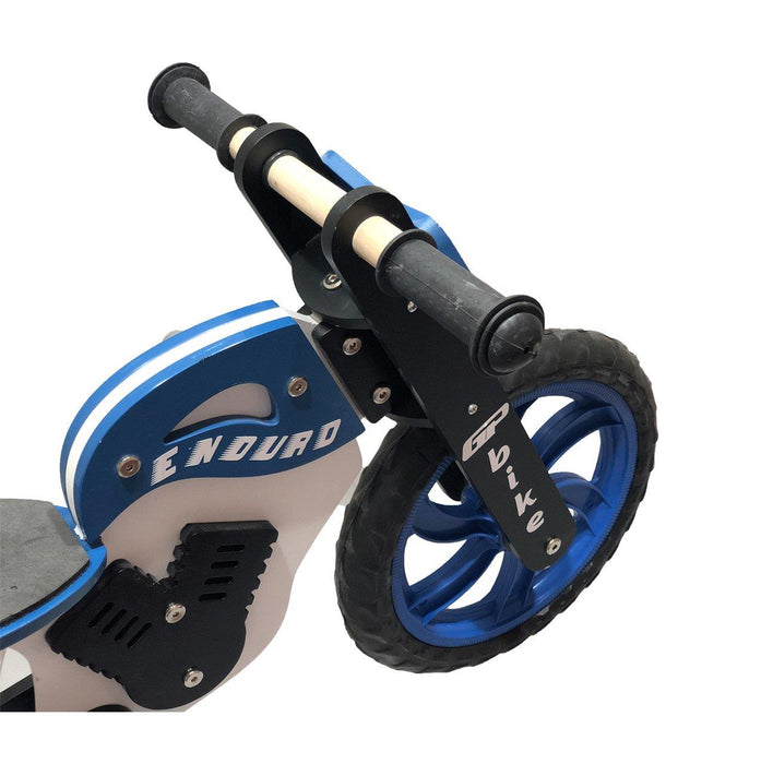 GP Bike Enduro Wooden Balance Bike For Kids Blue