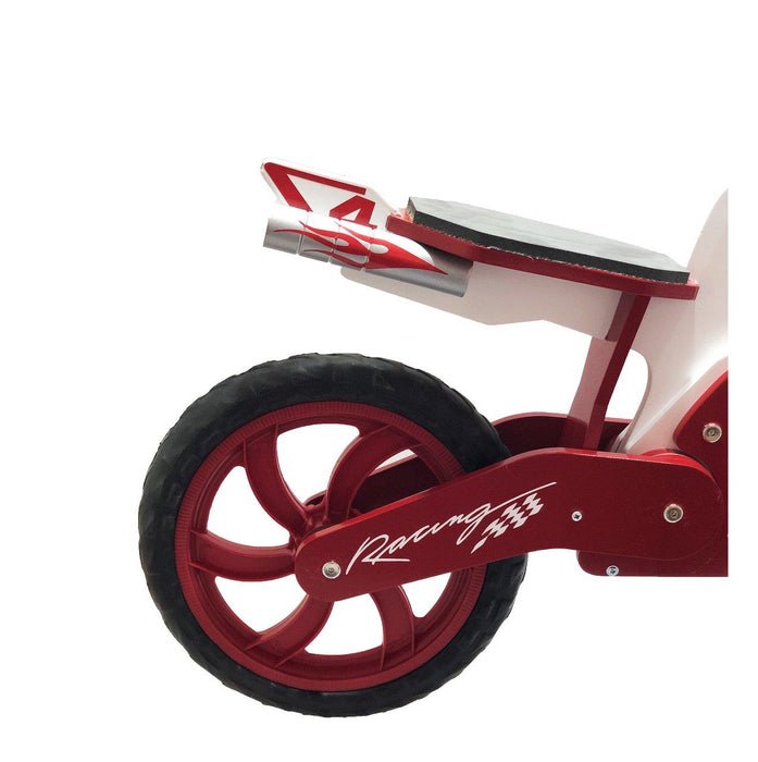 GP Bike Racing Wooden Balance Bike For Kids Red