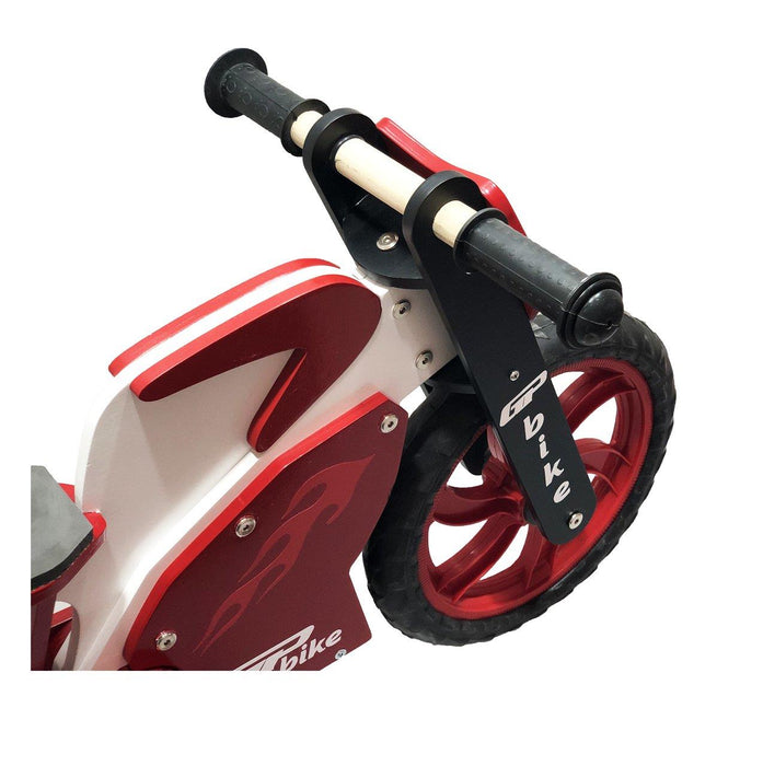 GP Bike Racing Wooden Balance Bike For Kids Red