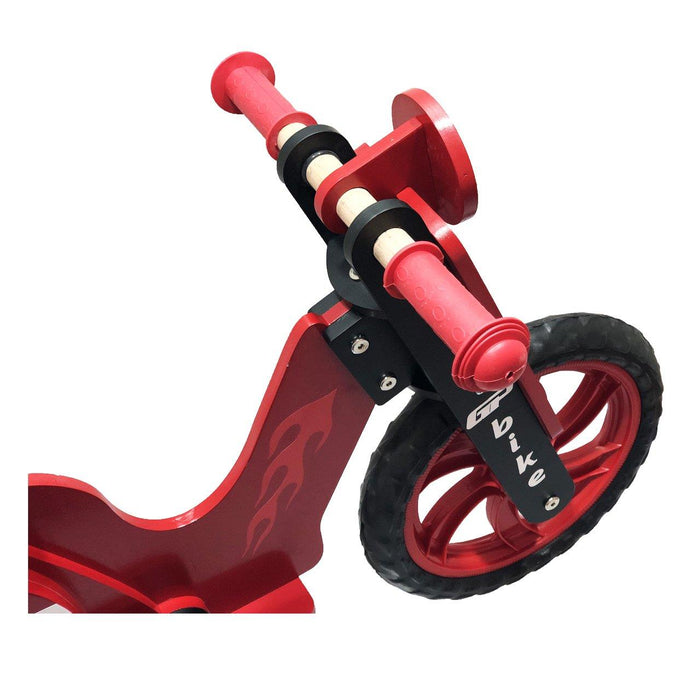 GP Bike Scooter Wooden Balance Bike For Kids Red