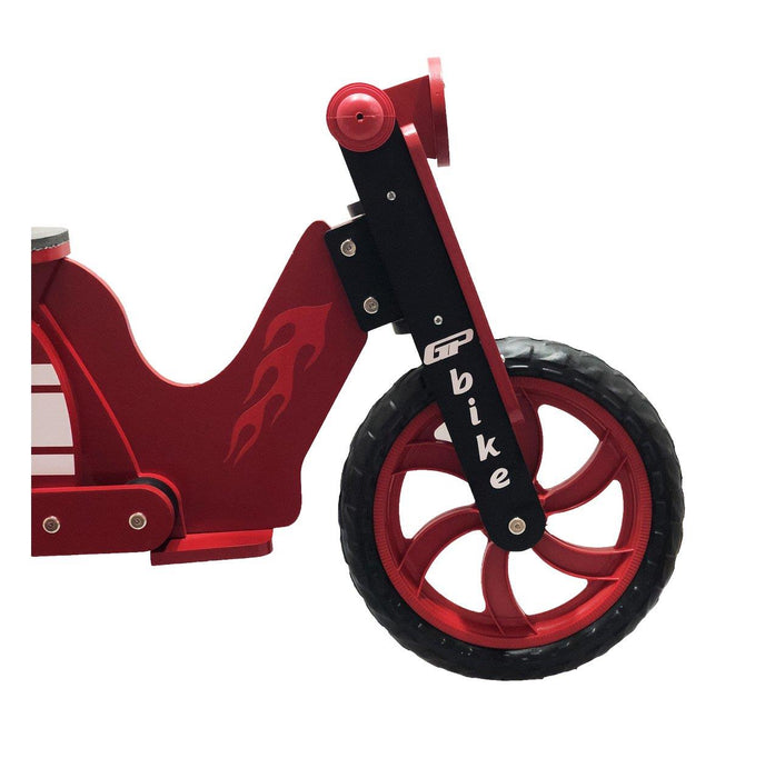 GP Bike Scooter Wooden Balance Bike For Kids Red