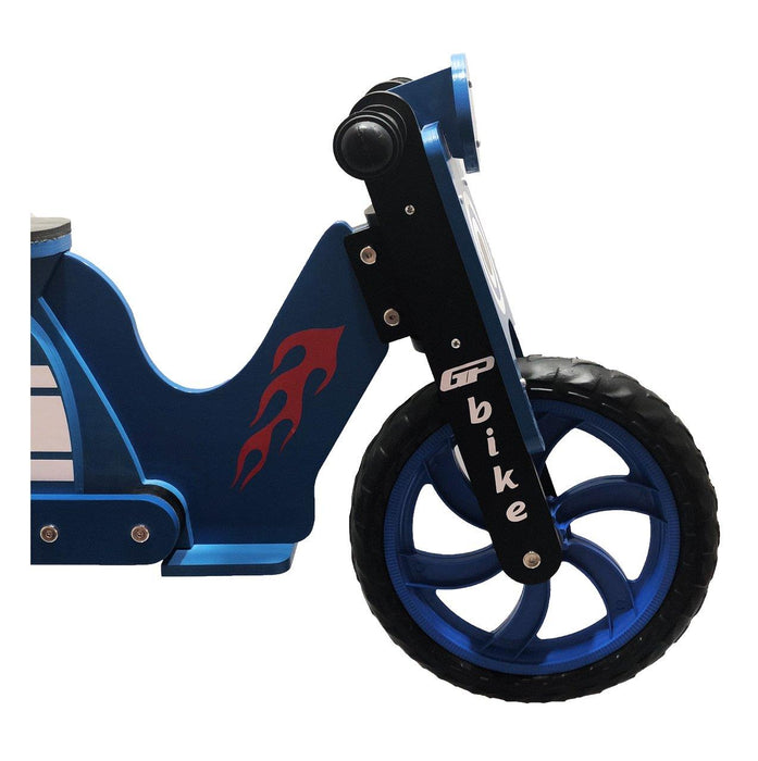 GP Bike Scooter Wooden Balance Bike For Kids Blue