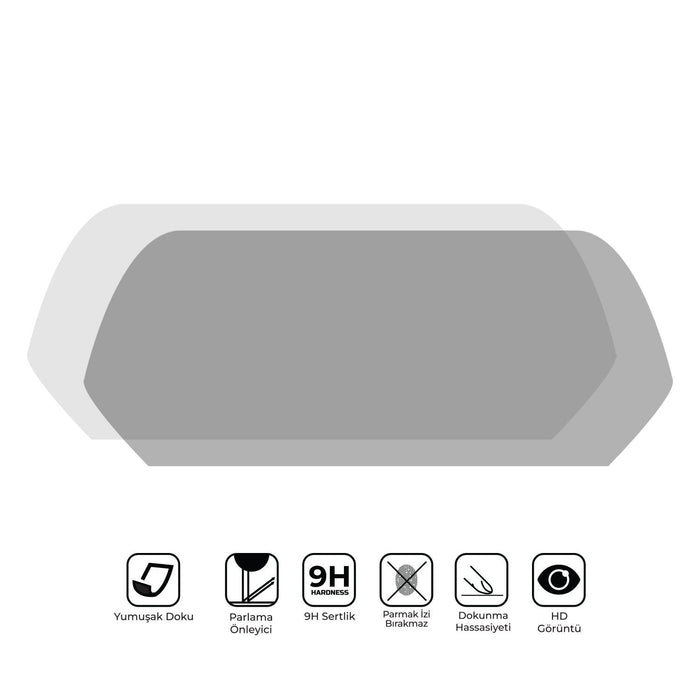 GP Kompozit 9H Nano Glass Dashboard Screen Protector Kit, Anti Glare, Ultra Slim, Hydrophobic Compatible For Yamaha NMAX 125 / NMAX 155 2025