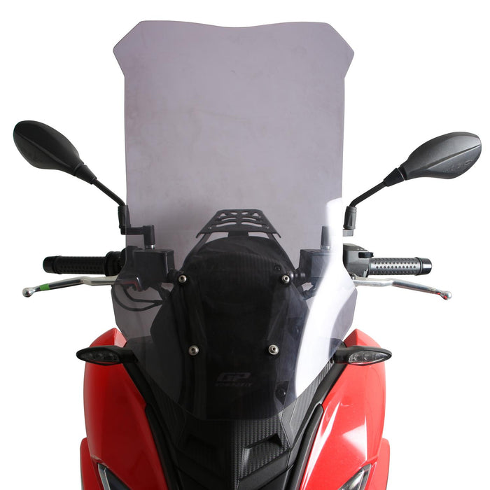 GP Kompozit Windshield Windscreen Smoked Compatible For Aprilia SR GT 125 / SR GT 200 2022-2023