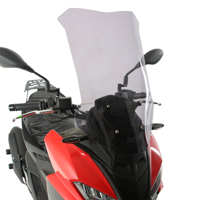 GP Kompozit Windshield Windscreen Smoked Compatible For Aprilia SR GT 125 / SR GT 200 2022-2023