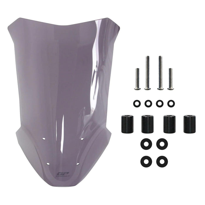 GP Kompozit Windshield Windscreen Smoked Compatible For Aprilia SR GT 125 / SR GT 200  2022-2023
