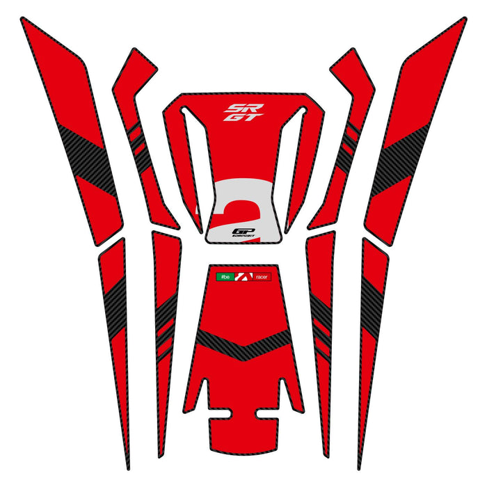 GP Kompozit Tank Pad Red Compatible For Aprilia SR GT 125 / SR GT 200 2022-2023