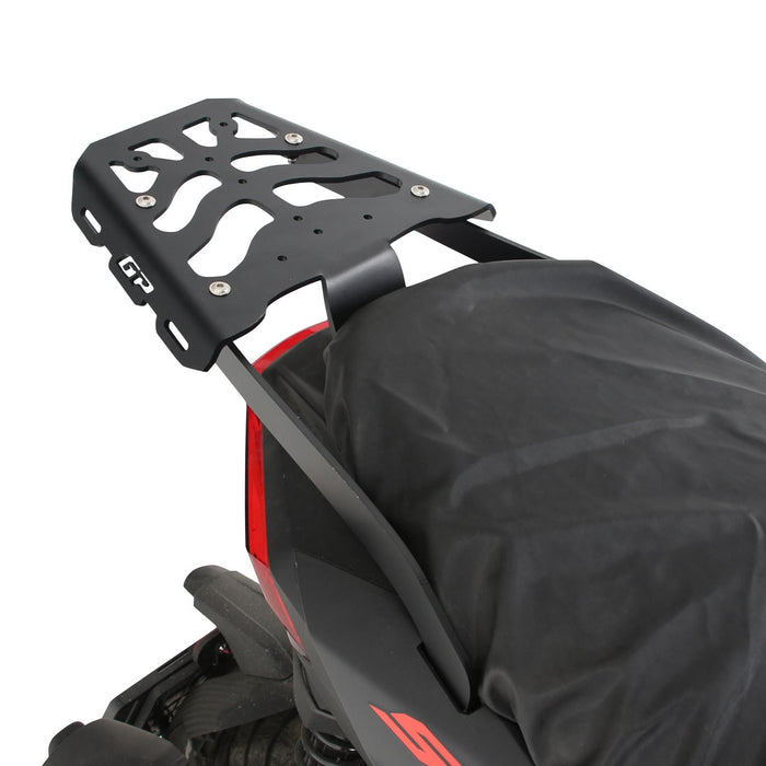 GP Kompozit Rear Luggage Rack Black Compatible For Aprilia SR GT 125 / SR GT 200 2022-2023