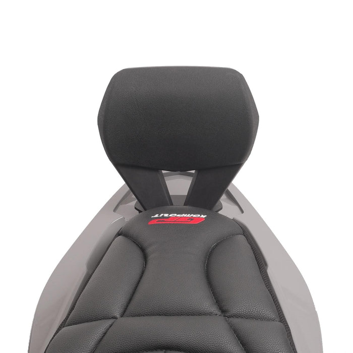 GP Kompozit Backrest Sissy Bar Black Compatible For Mondial Strada 125 2023-2025