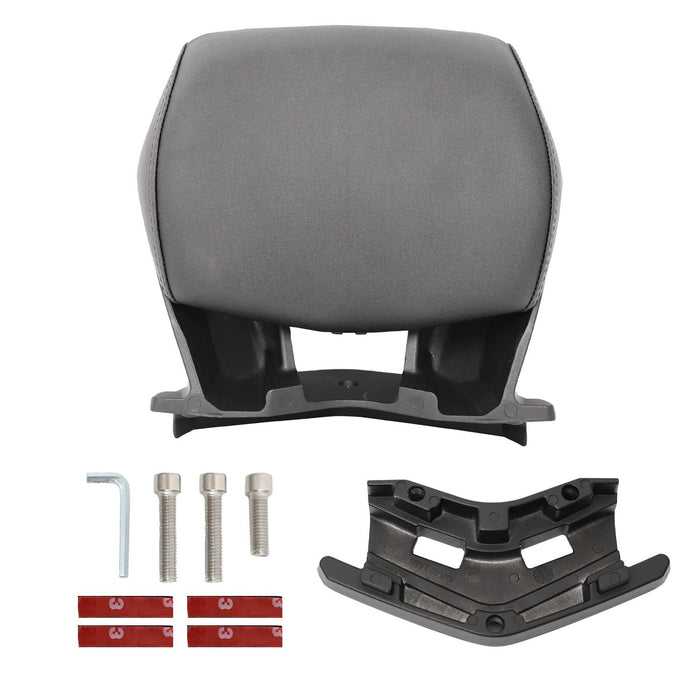 GP Kompozit Backrest Sissy Bar Black Compatible For Yamaha NMAX 125 / NMAX 155 2021-2024