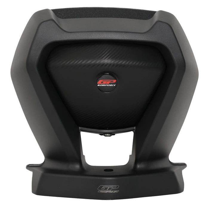 GP Kompozit Backrest Sissy Bar Black Compatible For Yamaha XMAX 250 / XMAX 300 / XMAX 400 2018-2025