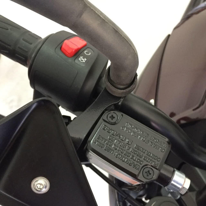 GP Kompozit Cubremanos Negro Compatible con Bajaj Dominar 250 / Dominar 400 2017-2026