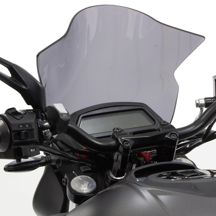 GP Kompozit Short Windshield Windscreen Clear Compatible For Bajaj Dominar 250 / Dominar 400 2017-2024