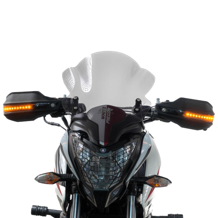 GP Kompozit LED Handguard Lights with Turn Signals Compatible For Bajaj Dominar 250 / Dominar 400 2017-2024