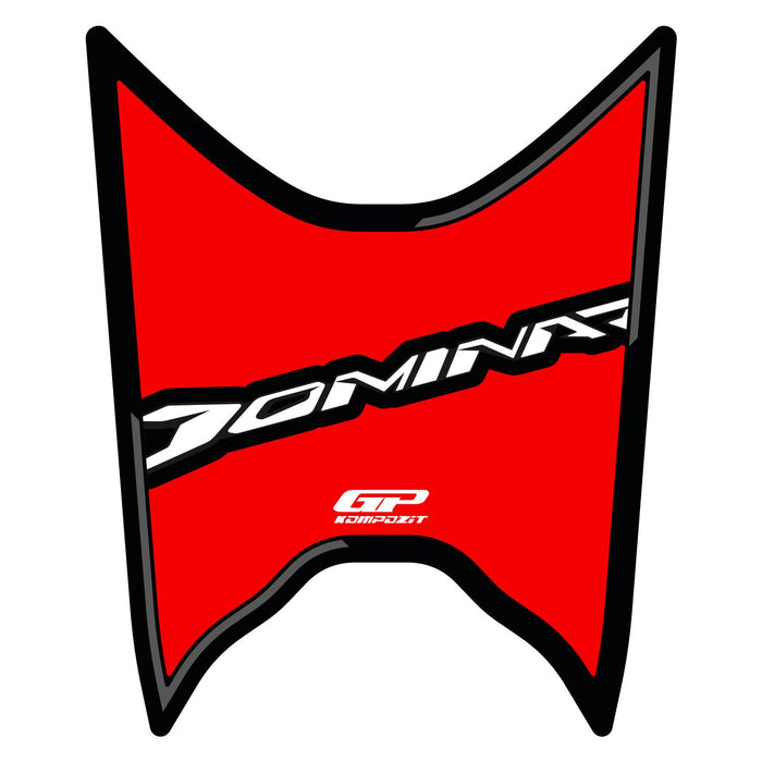 Coussinet de réservoir GP Kompozit rouge compatible pour Bajaj Dominar 250 / Dominar 400 2020-2023 