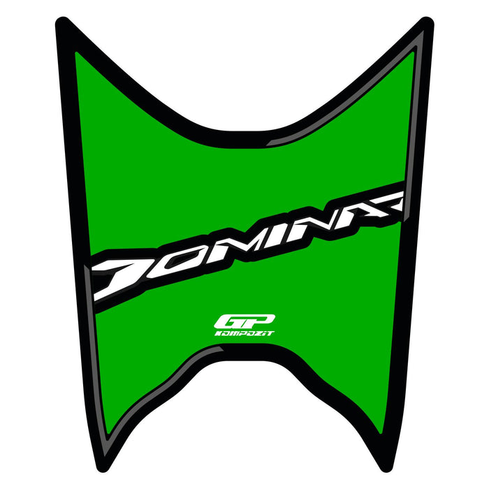 Coussin de réservoir GP Kompozit vert compatible pour Bajaj Dominar 250 / Dominar 400 2020-2023 
