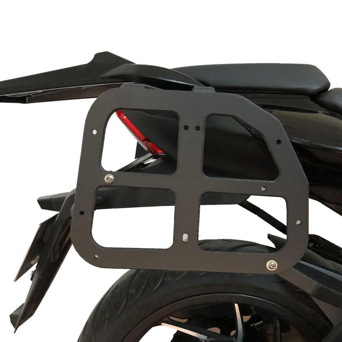 GP Kompozit Side Carrier Pannier Rack Black Compatible For Bajaj Dominar 400 2017-2019