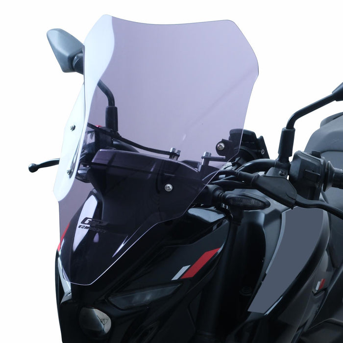 GP Kompozit Windshield Windscreen Black Compatible For Bajaj Pulsar N250  2021-2024