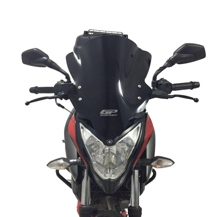 GP Kompozit Touring Pare-brise transparent compatible avec Bajaj Pulsar NS200 2011-2023 